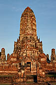 Ayutthaya, Thailand. Wat Chaiwatthanaram, the central prang.